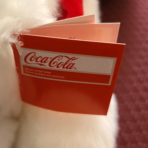 Coca Cola Plush polar bear, new stuffed toy - Picture 5 of 8